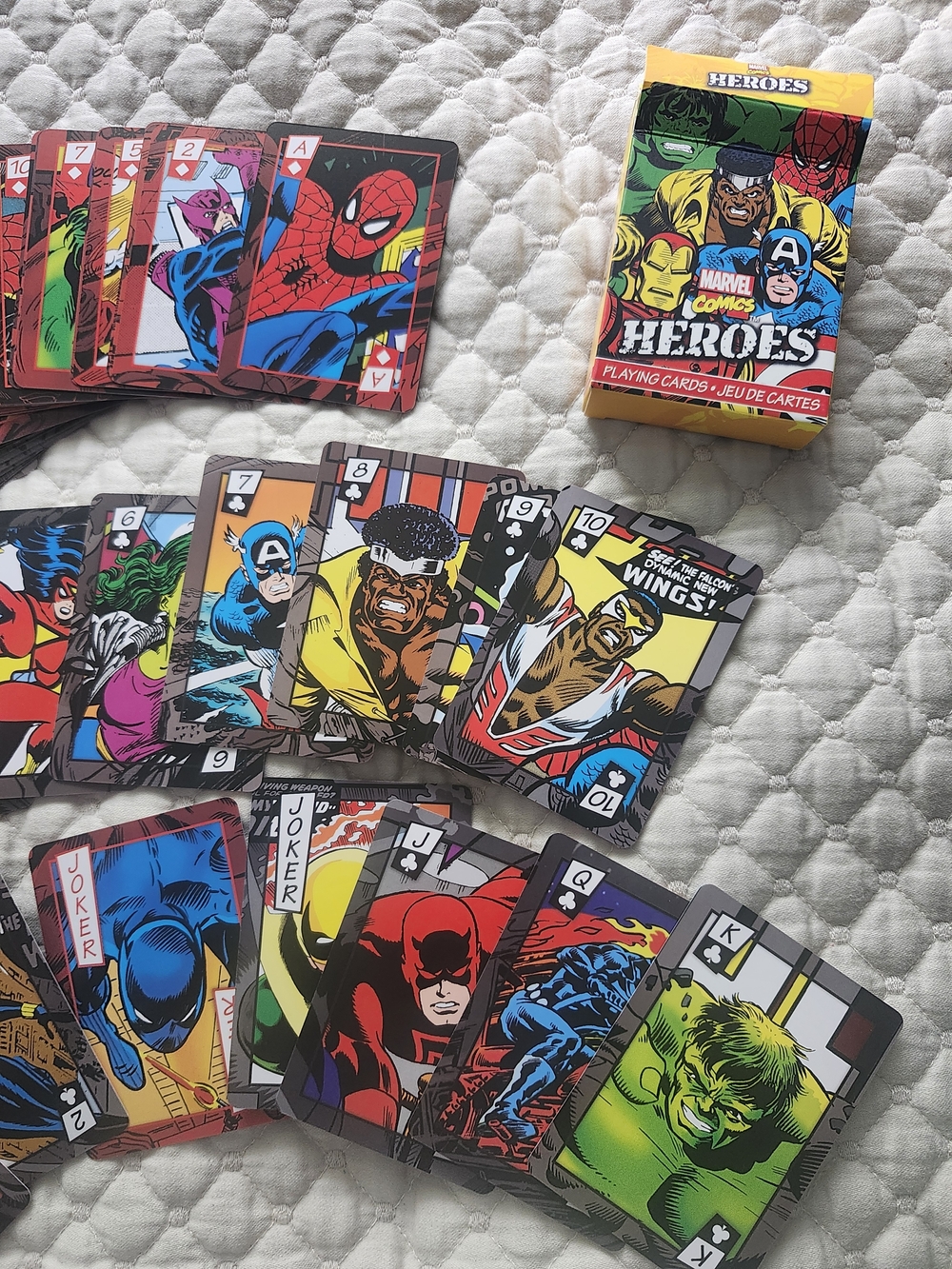 Marvel Comics Heroes Playing Cards